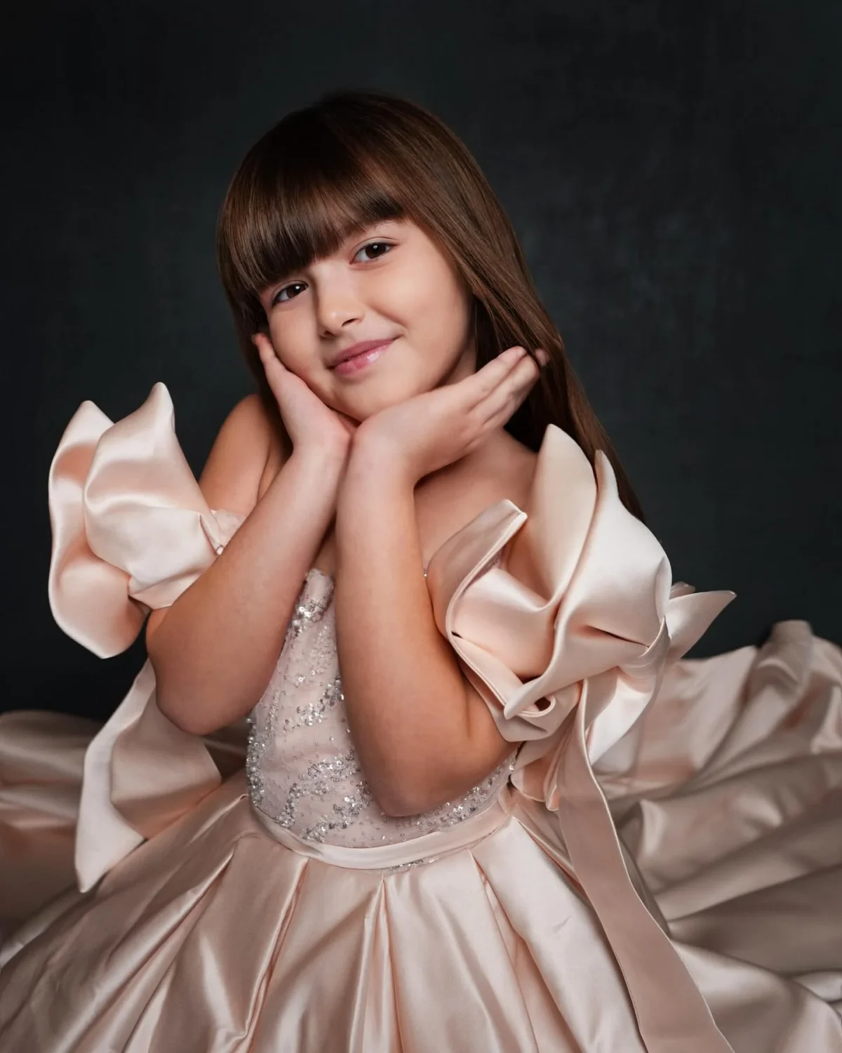 Luxury-Elegant-Pink-Flower-Girl-Dress-with-Bow-J113-AVELAPRO-50782845174063-06 Luxury Elegant Pink Flower Girl Dress with Bow
