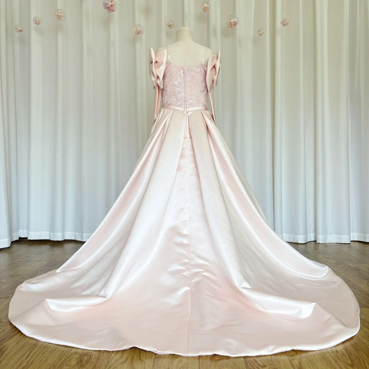 Luxury-Elegant-Pink-Flower-Girl-Dress-with-Bow-J113-AVELAPRO-50782845174063-12 Luxury Elegant Pink Flower Girl Dress with Bow