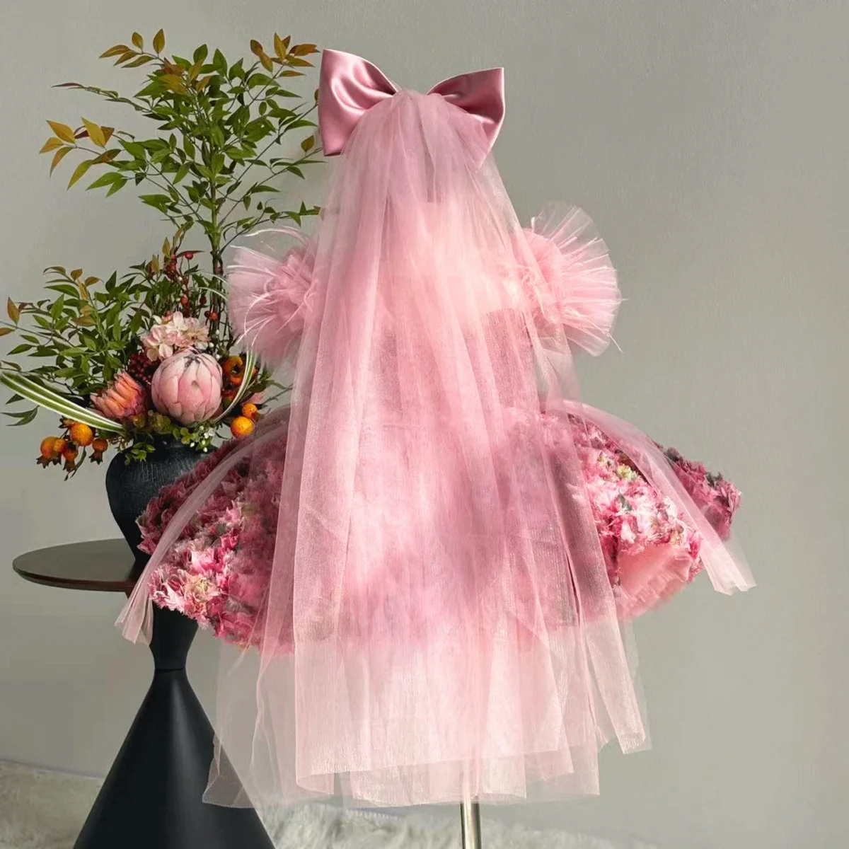 Luxury-Floal-Flower-Girl-Dress-Princess-Birthday-Gown-J846-AVELAPRO-52326039683375-03 Luxury Floal Flower Girl Dress Princess Birthday Gown