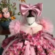 Luxury-Floal-Flower-Girl-Dress-Princess-Birthday-Gown-J846-AVELAPRO-52326039683375-06 Luxury Floal Flower Girl Dress Princess Birthday Gown