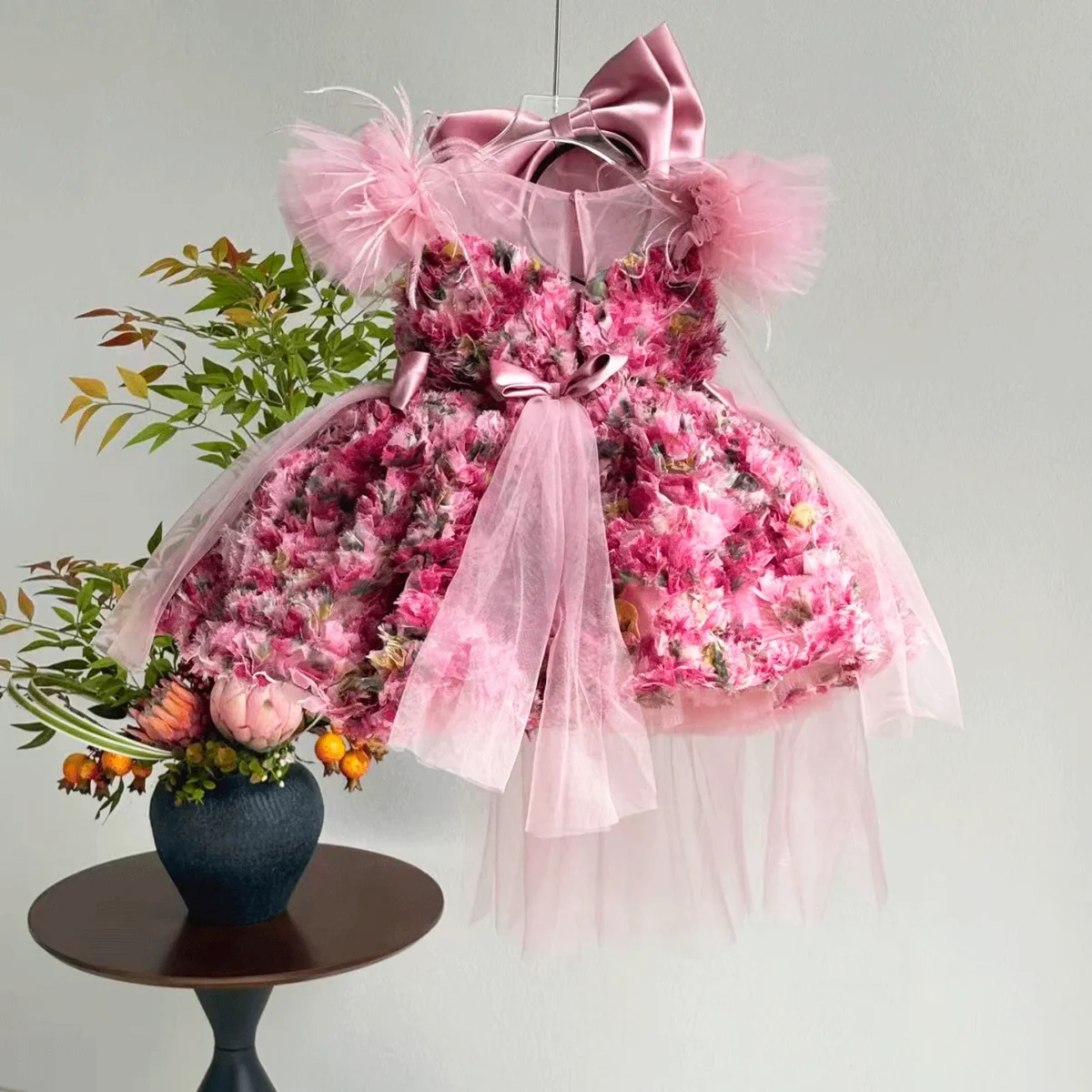 Luxury-Floal-Flower-Girl-Dress-Princess-Birthday-Gown-J846-AVELAPRO-52326039683375-08 Luxury Floal Flower Girl Dress Princess Birthday Gown