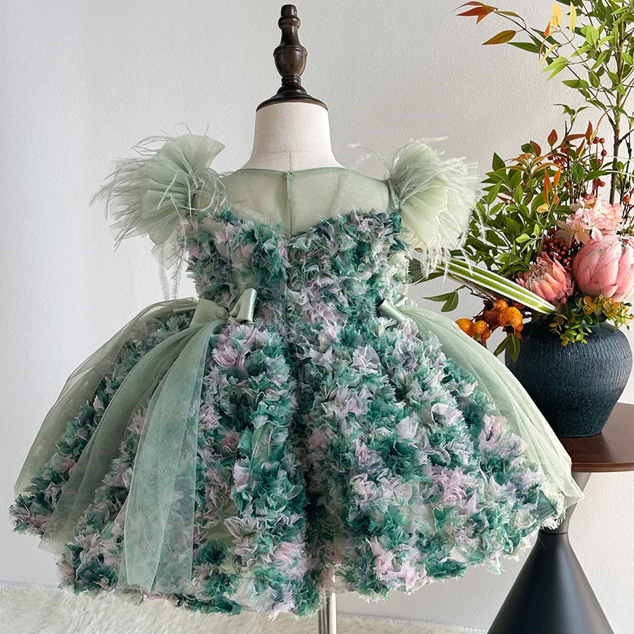 Luxury-Floal-Flower-Girl-Dress-Princess-Birthday-Gown-J846-AVELAPRO-52326039683375-16 Luxury Floal Flower Girl Dress Princess Birthday Gown