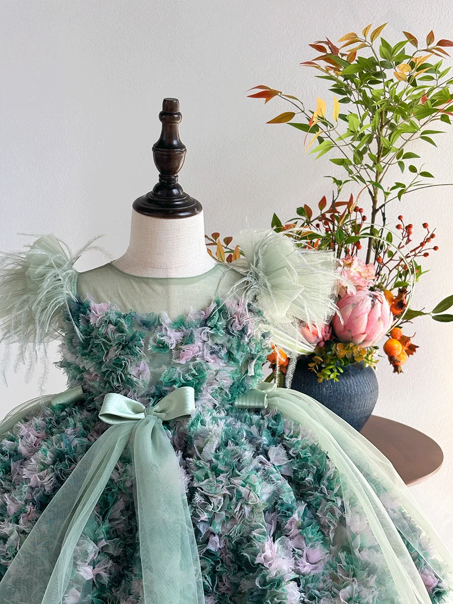 Luxury-Floal-Flower-Girl-Dress-Princess-Birthday-Gown-J846-AVELAPRO-52326039683375-17 Luxury Floal Flower Girl Dress Princess Birthday Gown