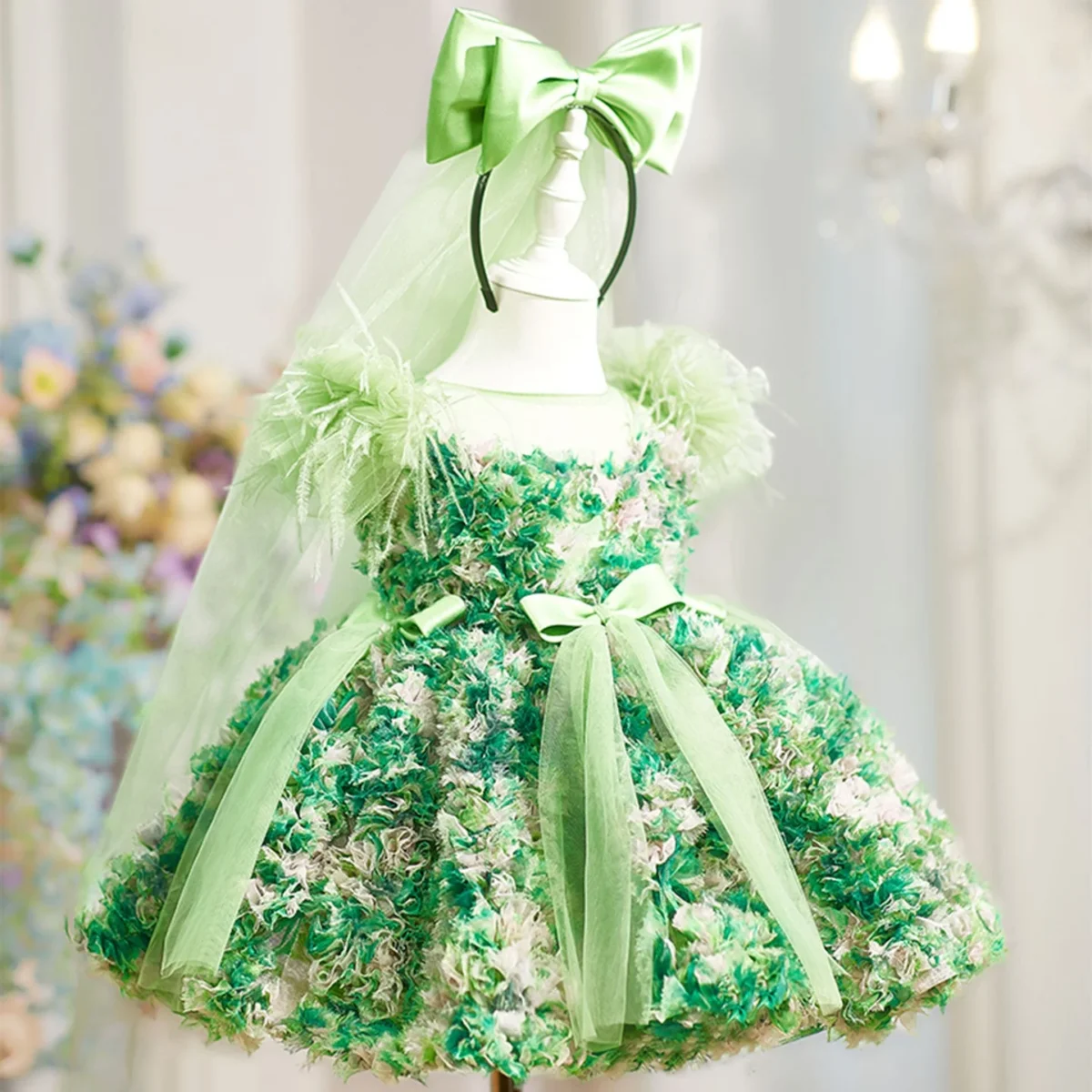 Luxury-Floal-Flower-Girl-Dress-Princess-Birthday-Gown-J846-AVELAPRO-52326039683375-20 Luxury Floal Flower Girl Dress Princess Birthday Gown
