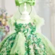 Luxury-Floal-Flower-Girl-Dress-Princess-Birthday-Gown-J846-AVELAPRO-52326039683375-21 Luxury Floal Flower Girl Dress Princess Birthday Gown