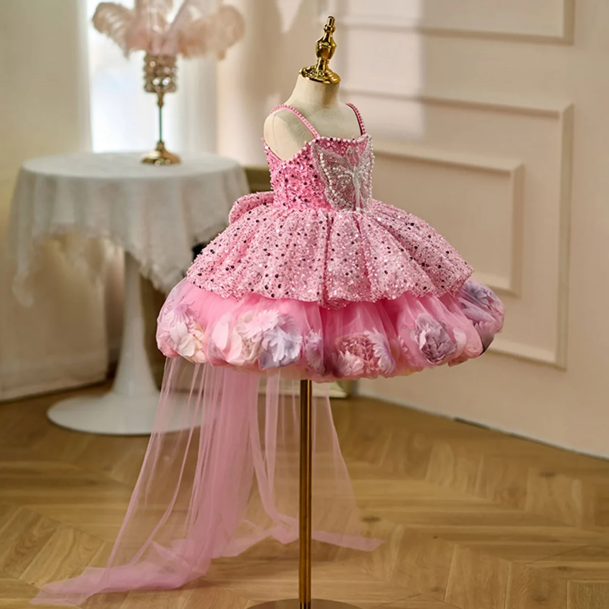 Luxury-Flower-Girl-Dress-Flowers-Wedding-Birthday-Party-Gown-J030-AVELAPRO-51866276102447-06 Luxury Flower Girl Dress Flowers Wedding Birthday Party Gown