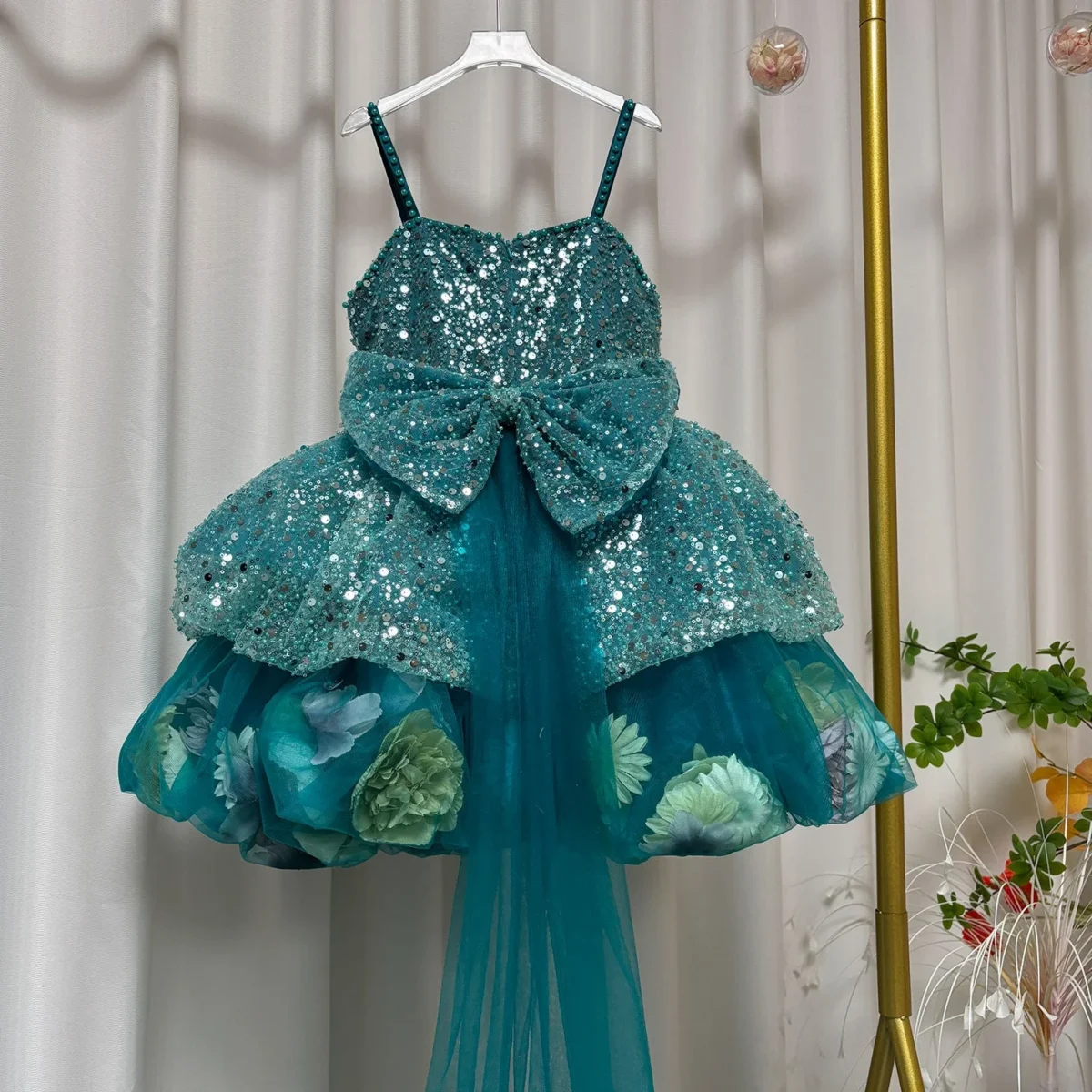 Luxury-Flower-Girl-Dress-Flowers-Wedding-Birthday-Party-Gown-J030-AVELAPRO-51866276102447-11 Luxury Flower Girl Dress Flowers Wedding Birthday Party Gown