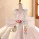 Luxury Flowers Beauty Girl Dress Kids Princess Birthday Gown