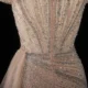 Luxury Off-the-Shoulder Evening Dress with Asymmetrical Tulle Skirt and Boned Bodice