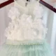 Luxury Sage Green Flower Girl Dresses Handmade Flower