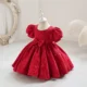 M127-6-24-months-1-6-Years-Yoliyolei-Cute-3D-Patte-AVELAPRO-43739138949347-01 6-24-months 1-6 Years Cute 3D Pattern Bow Baby Girl Dress Birthday Party Wedding Dress For Girl Palace Princess Evening Dresses