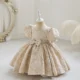 M127-6-24-months-1-6-Years-Yoliyolei-Cute-3D-Patte-AVELAPRO-43739138949347-05 6-24-months 1-6 Years Cute 3D Pattern Bow Baby Girl Dress Birthday Party Wedding Dress For Girl Palace Princess Evening Dresses
