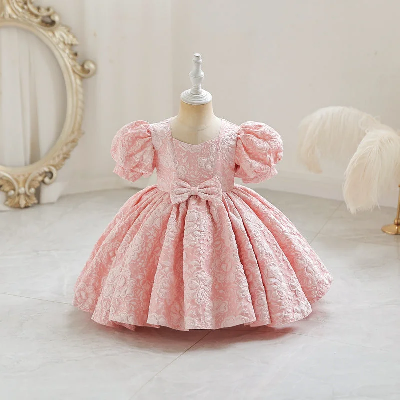 M127-6-24-months-1-6-Years-Yoliyolei-Cute-3D-Patte-AVELAPRO-43739138949347-06 6-24-months 1-6 Years Cute 3D Pattern Bow Baby Girl Dress Birthday Party Wedding Dress For Girl Palace Princess Evening Dresses