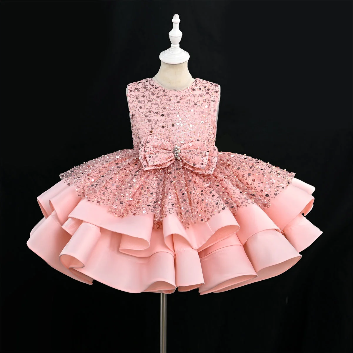 OM075-Sequin-Princess-Dress-for-Girls-Birthday-P-AVELAPRO-47069722673379-03 Sequin Princess Dress for Girls | Birthday Party, Flower Girl & Pageant Dress