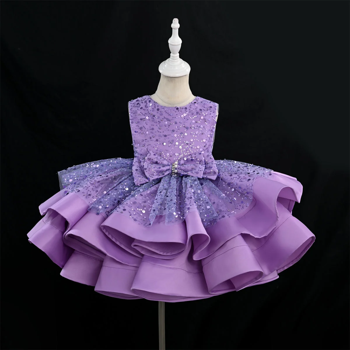 OM075-Sequin-Princess-Dress-for-Girls-Birthday-P-AVELAPRO-47069722673379-04 Sequin Princess Dress for Girls | Birthday Party, Flower Girl & Pageant Dress
