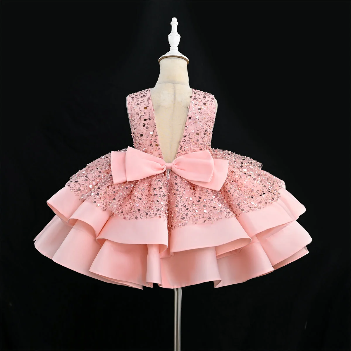 OM075-Sequin-Princess-Dress-for-Girls-Birthday-P-AVELAPRO-47069722673379-06 Sequin Princess Dress for Girls | Birthday Party, Flower Girl & Pageant Dress