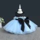 OM4030-Girls-Fluffy-Bow-Design-Party-Flower-Girl-D-AVELAPRO-46373946917091-03 Girls Fluffy Bow Design Party Flower Girl Dress