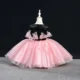 OM4030-Girls-Fluffy-Bow-Design-Party-Flower-Girl-D-AVELAPRO-46373946917091-05 Girls Fluffy Bow Design Party Flower Girl Dress