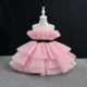 Layered Ruffle Princess Dress for Girls | Flower Girl, Birthday & Party Kidswear