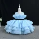 Layered Ruffle Princess Dress for Girls | Flower Girl, Birthday & Party Kidswear