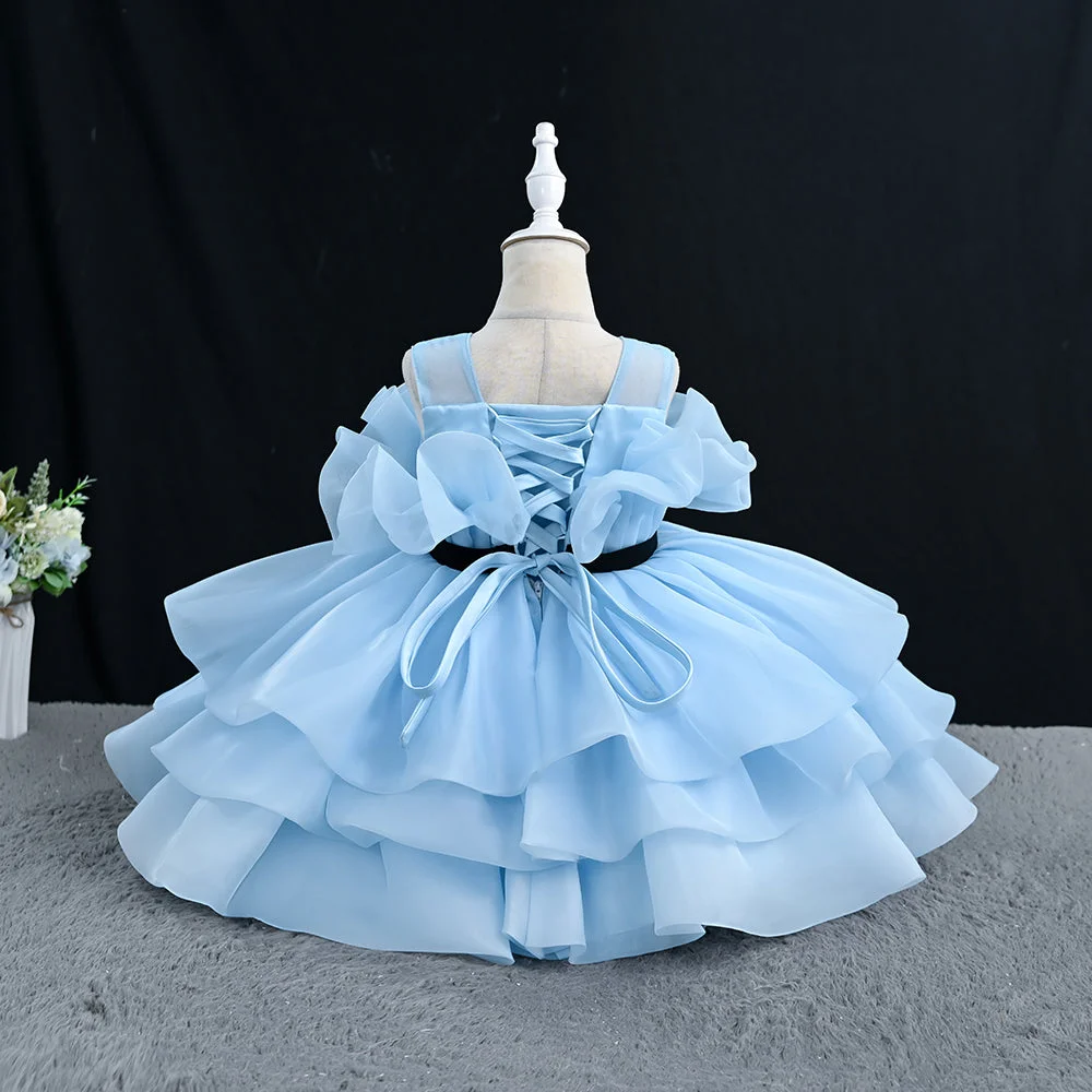 OM4032-Layered-Ruffle-Princess-Dress-for-Girls-Fl-AVELAPRO-47061318303971-10 Layered Ruffle Princess Dress for Girls | Flower Girl, Birthday & Party Kidswear