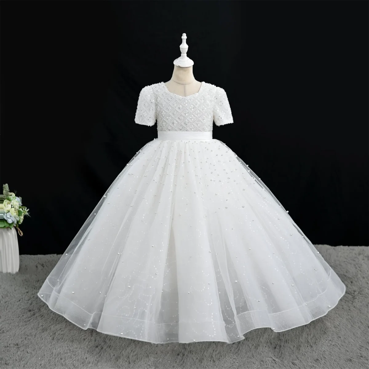 OM4062-Princess-Dress-for-Girls-Flower-Girl-Comm-AVELAPRO-47069707075811-01 Princess Dress for Girls | Flower Girl, Communion & Birthday Party Dress