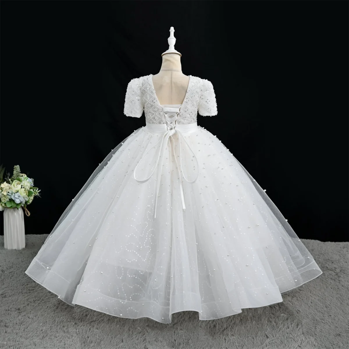 OM4062-Princess-Dress-for-Girls-Flower-Girl-Comm-AVELAPRO-47069707075811-05 Princess Dress for Girls | Flower Girl, Communion & Birthday Party Dress
