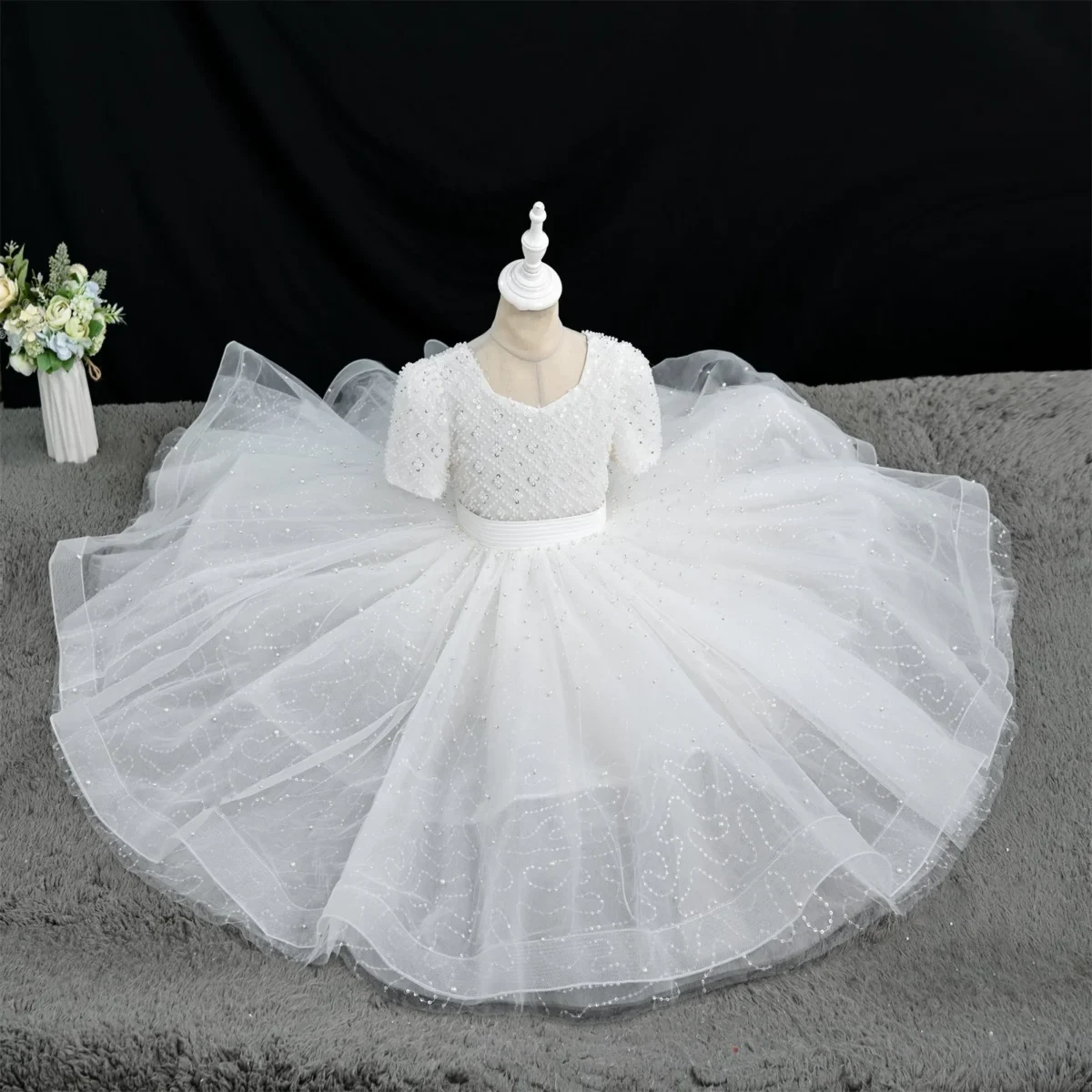 OM4062-Princess-Dress-for-Girls-Flower-Girl-Comm-AVELAPRO-47069707075811-06 Princess Dress for Girls | Flower Girl, Communion & Birthday Party Dress