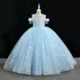 OM4071-Elegant-Flower-Girl-Dress-Sparkly-Tulle-P-AVELAPRO-47142317752547-05 Elegant Flower Girl Dress | Sparkly Tulle Princess Gown for Weddings, Parties & Pageants & Eid