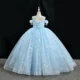 OM4071-Elegant-Flower-Girl-Dress-Sparkly-Tulle-P-AVELAPRO-47142317752547-07 Elegant Flower Girl Dress | Sparkly Tulle Princess Gown for Weddings, Parties & Pageants & Eid