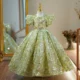 OT001-1-9-Years-Old-Flower-Girl-Kids-Shiny-Sequin-AVELAPRO-43951180579043-02 1-9 Years Old Flower Girl Kids Shiny Sequin Brathday Baby Princess Dress For Party