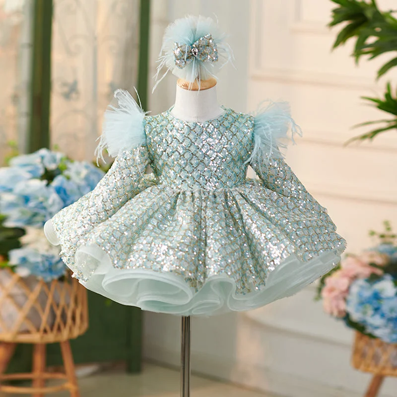 OT010-Sequined-Long-Sleeve-Children-Dress-Spring-W-AVELAPRO-45204477247715-01 Sequined Long Sleeve Children Dress Spring Winter Kids Dresses For Girl