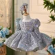 OT015-Newest-Kids-Party-Luxury-Ball-Gown-Long-Sle-AVELAPRO-45212835872995-02 Newest Kids Party Luxury Ball Gown Long Sleeved Silver Glitter Princess Party Dress Flower Girls Wedding Puffy Dresses