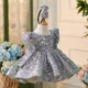 OT015-Newest-Kids-Party-Luxury-Ball-Gown-Long-Sle-AVELAPRO-45212835872995-04 Newest Kids Party Luxury Ball Gown Long Sleeved Silver Glitter Princess Party Dress Flower Girls Wedding Puffy Dresses
