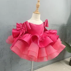 OT021-Girl-s-formal-dress-pink-fluffy-baby-girl-s-birthday-p-16-years-AVELAPRO-45407070453987-01 Girl's formal dress pink fluffy baby girl's birthday princess children's dress for 1-16 years