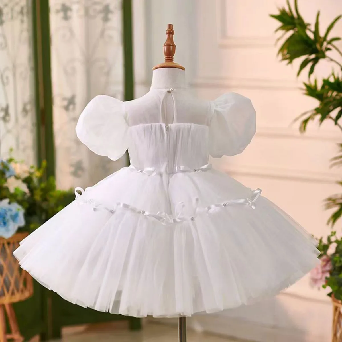 Pink Flower Girl Dress 1st Toddler Wedding Birthday Holiday