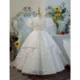 Stylish-Wedding-Flower-Girl-Elegant-White-Puffy-Long-Sleeve-Girl-Princess-Dress-AVELAPRO-47425814757547-03 Stylish Wedding Flower Girl Elegant White Puffy Long Sleeve Girl Princess Dress