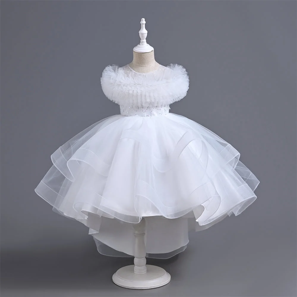 VA238-2024-New-Fashion-Layers-Girls-Dress-Fluffy-Collar-Birthday-Holidays-Wedding-Children-Trailing-Dresses-AVELAPRO-44493730742499-05 New Fashion Layers Girls Dress Fluffy Collar Birthday Holidays Wedding Children Trailing Dresses