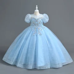 VT6001-Yoliyolei-Sequined-Flower-Girl-Dress-Childrens-First-Communion-Princess-Ball-Gown-Kids-Party-Dresses-For-Wedding-Birthday-AVELAPRO-44847293595875-08 Sequined Flower Girl Dress Children's First Communion Princess Ball Gown Kids Party Dresses For Wedding Birthday