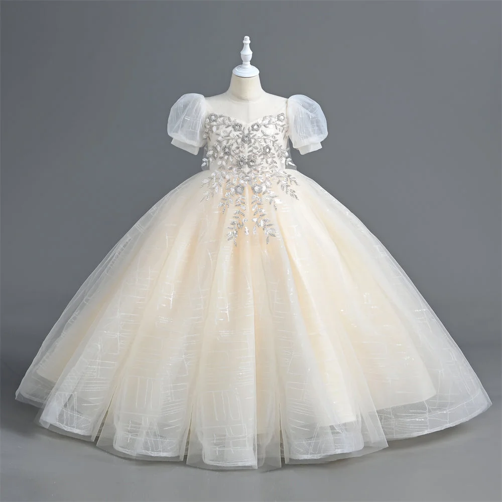 VT6001-Yoliyolei-Sequined-Flower-Girl-Dress-Childrens-First-Communion-Princess-Ball-Gown-Kids-Party-Dresses-For-Wedding-Birthday-AVELAPRO-44847293595875-10 Sequined Flower Girl Dress Children's First Communion Princess Ball Gown Kids Party Dresses For Wedding Birthday
