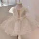 1-9 Years Old Flower Girl Kids Shiny Sequin Brathday Baby Princess Dress For Party