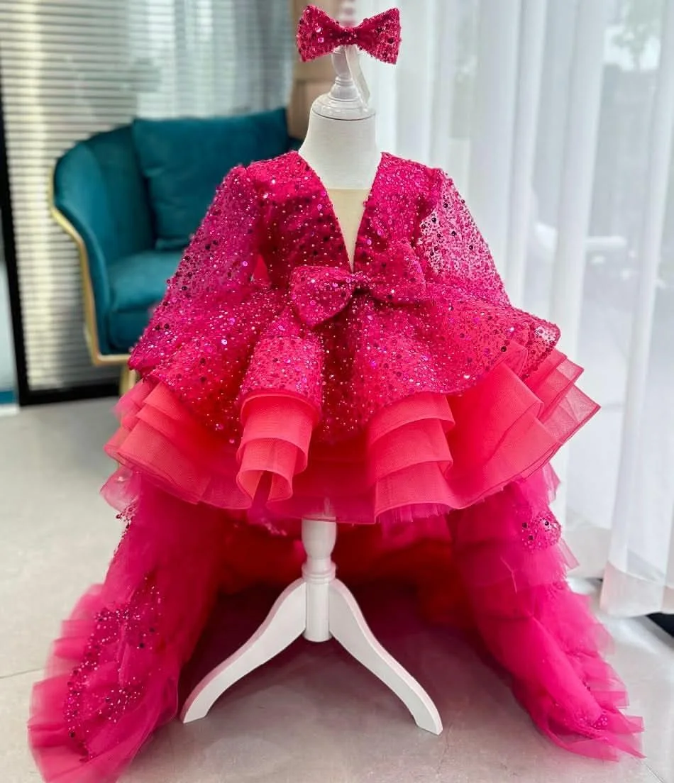 Wedding-flower-girl-elegant-evening-dress-sequined-long-sleeve-party-tail-girl-princess-dress-AVELAPRO-47426113470635-07 Wedding flower girl elegant evening dress sequined long sleeve party tail girl princess dress