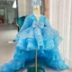 Wedding-flower-girl-elegant-evening-dress-sequined-long-sleeve-party-tail-girl-princess-dress-AVELAPRO-47426113470635-09 Wedding flower girl elegant evening dress sequined long sleeve party tail girl princess dress