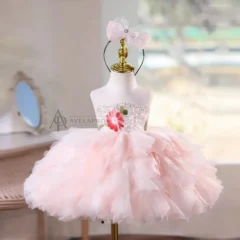 3D-Floral-Pink-Ruffle-Dress-Toddler-Birthday-Party-Outfit-D253-AVELAPRO-55524141826351-01 3D Floral Pink Ruffle Dress - Toddler Birthday Party Outfit