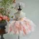 3D Floral Pink Ruffle Dress - Toddler Birthday Party Outfit
