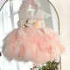 3D Floral Pink Ruffle Dress - Toddler Birthday Party Outfit