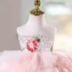 3D Floral Pink Ruffle Dress - Toddler Birthday Party Outfit