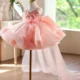 3D Flowers Green Pageant Girl Dress Princess Birthday Gown