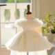 Champagne Knee Length 1st Birthday Flower Girl Dress