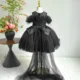 Champagne Knee Length 1st Birthday Flower Girl Dress